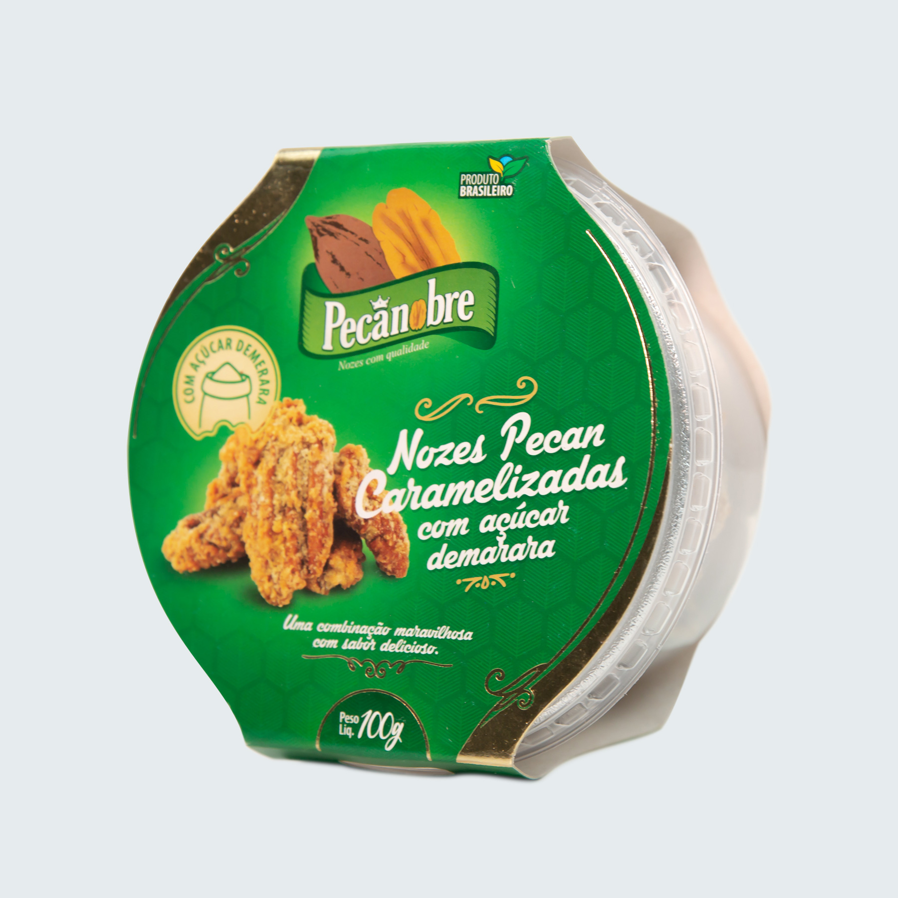 NOZES PECAN AÇUCAR DEMERARA