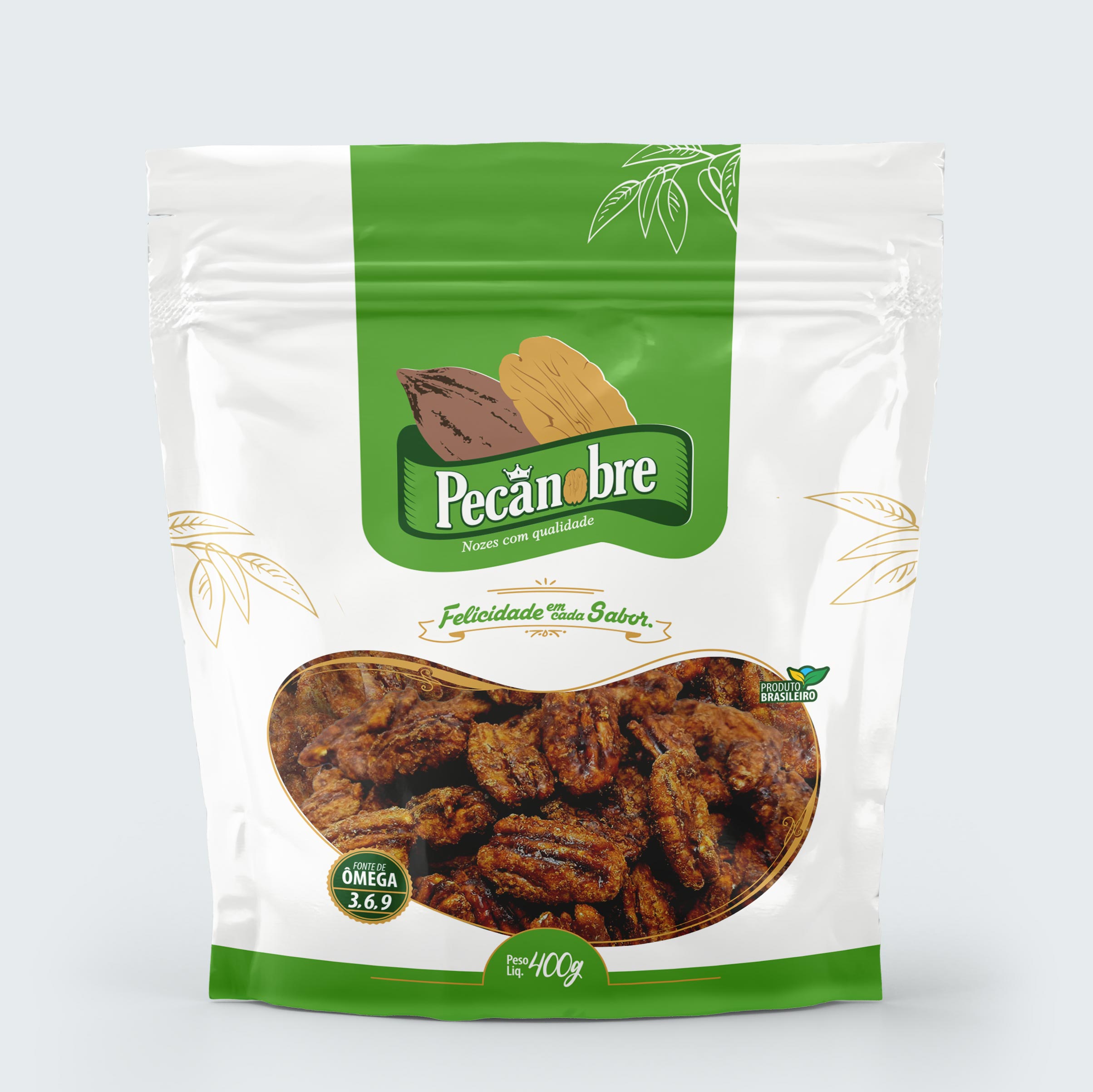 NOZES PECAN AÇUCAR DE COCO