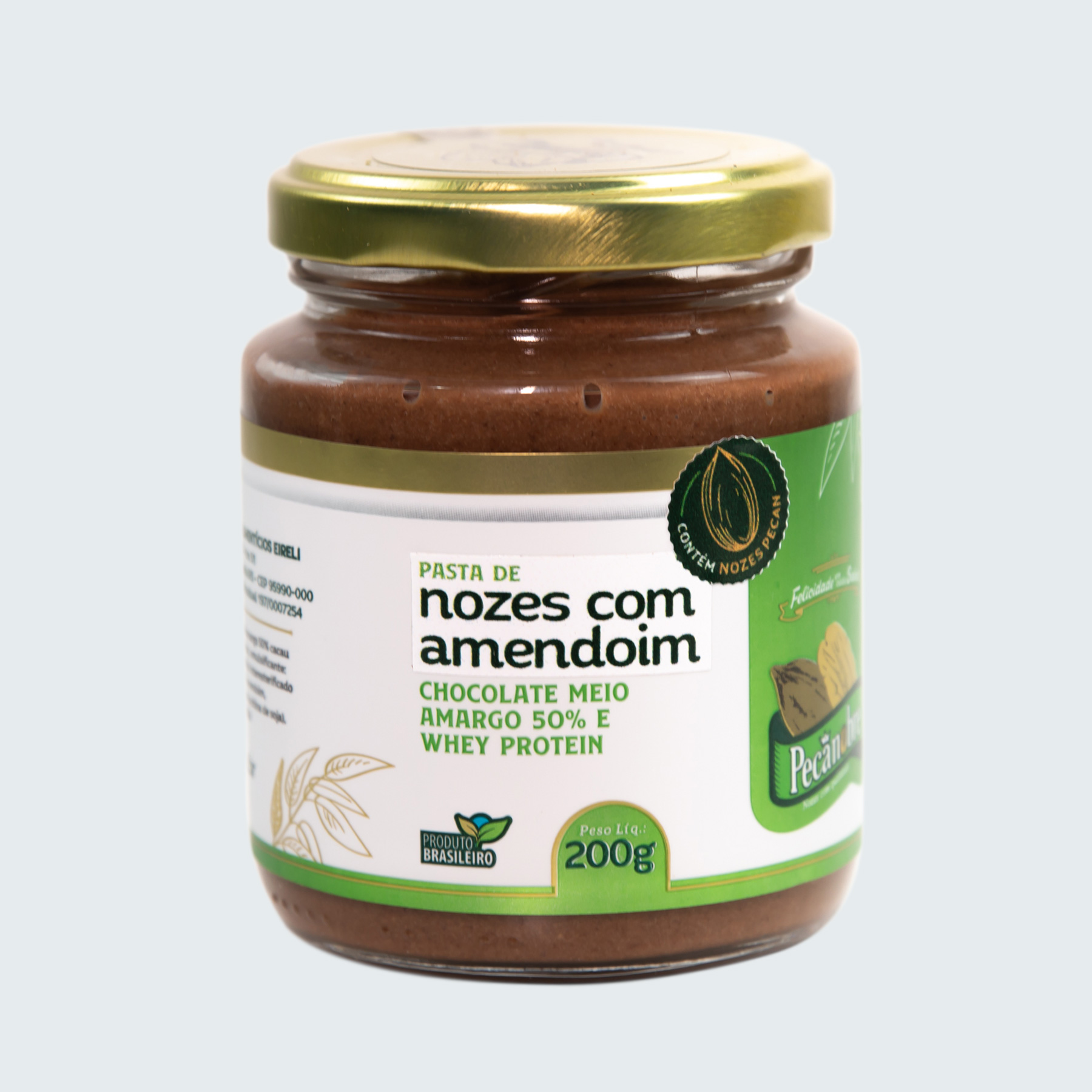 PASTA DE NOZES COM AMENDOIM, CHOCOLATE 50...